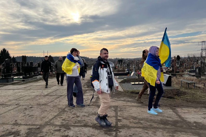 На Волині провели 20-кілометрову ходу в пам'ять про Героя Олександра Вдовича