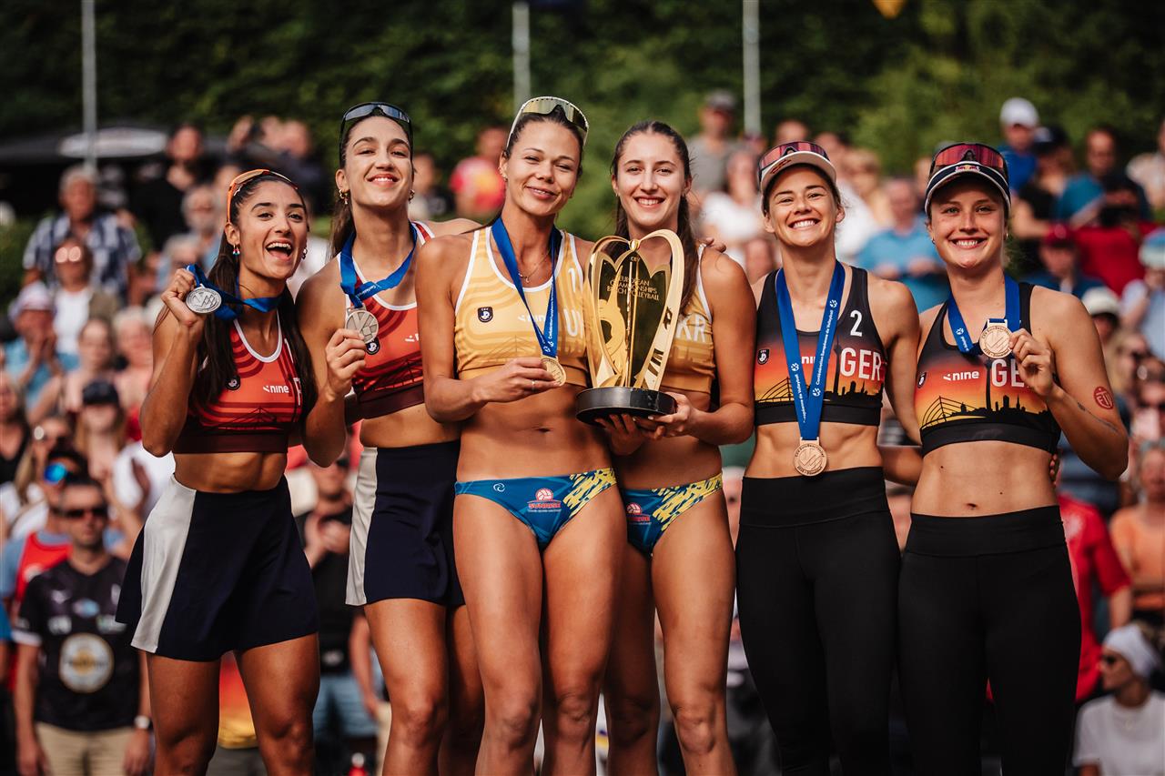 Українки вперше здобули золото чемпіонату Європи з пляжного волейболу