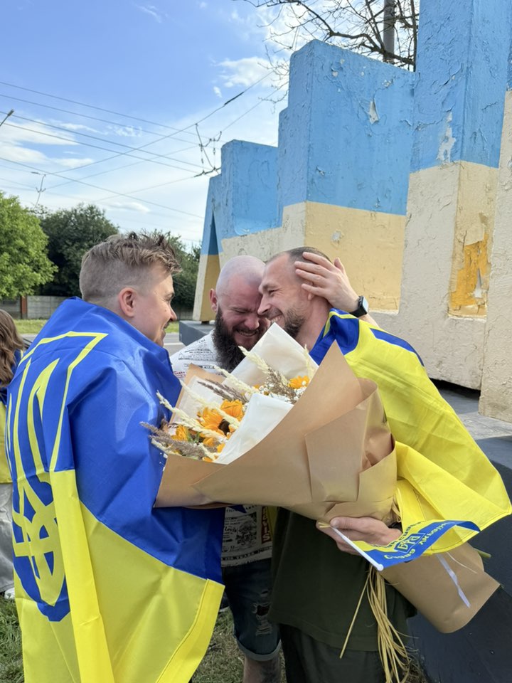 У Луцьку зустріли офіцера 14-ї бригади Бориса Василенка, який майже рік провів у полоні