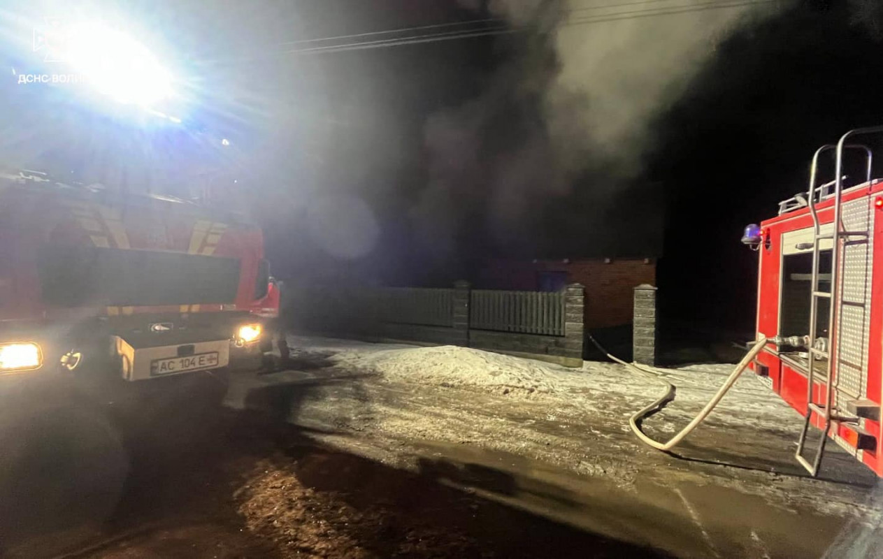 На Волині у пожежі загинув чоловік