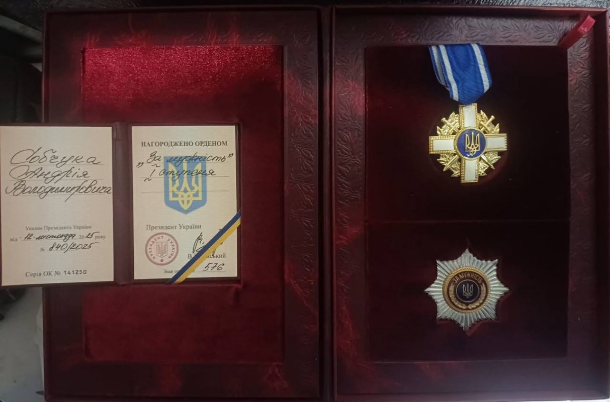 «Не просто відзнака, а приклад і натхнення»: двох військових із Волині нагородили орденом «За мужність»