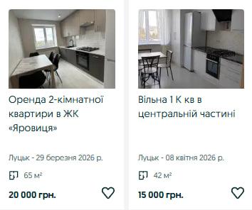 Де у Луцьку найдешевше і найдорожче орендувати житло