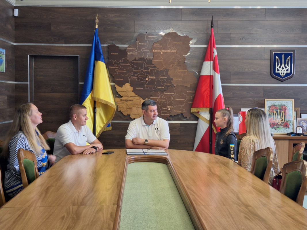 На Волині привітали 14-річну Маргариту Мельник, яка виборола «золото» на Чемпіонаті Європи з гімнастики