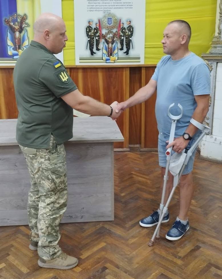 Боєць 95-ї десантно-штурмової бригади з Волині отримав медаль «За поранення»