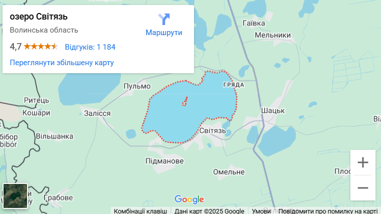 Вода як антисептик: озеро на Волині входить семи природних чудес України