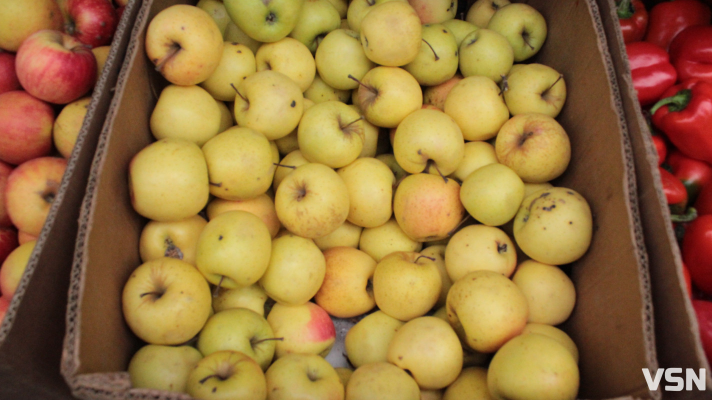 Скільки коштують яблука, гарбузи та картопля на Центральному ринку у Луцьку