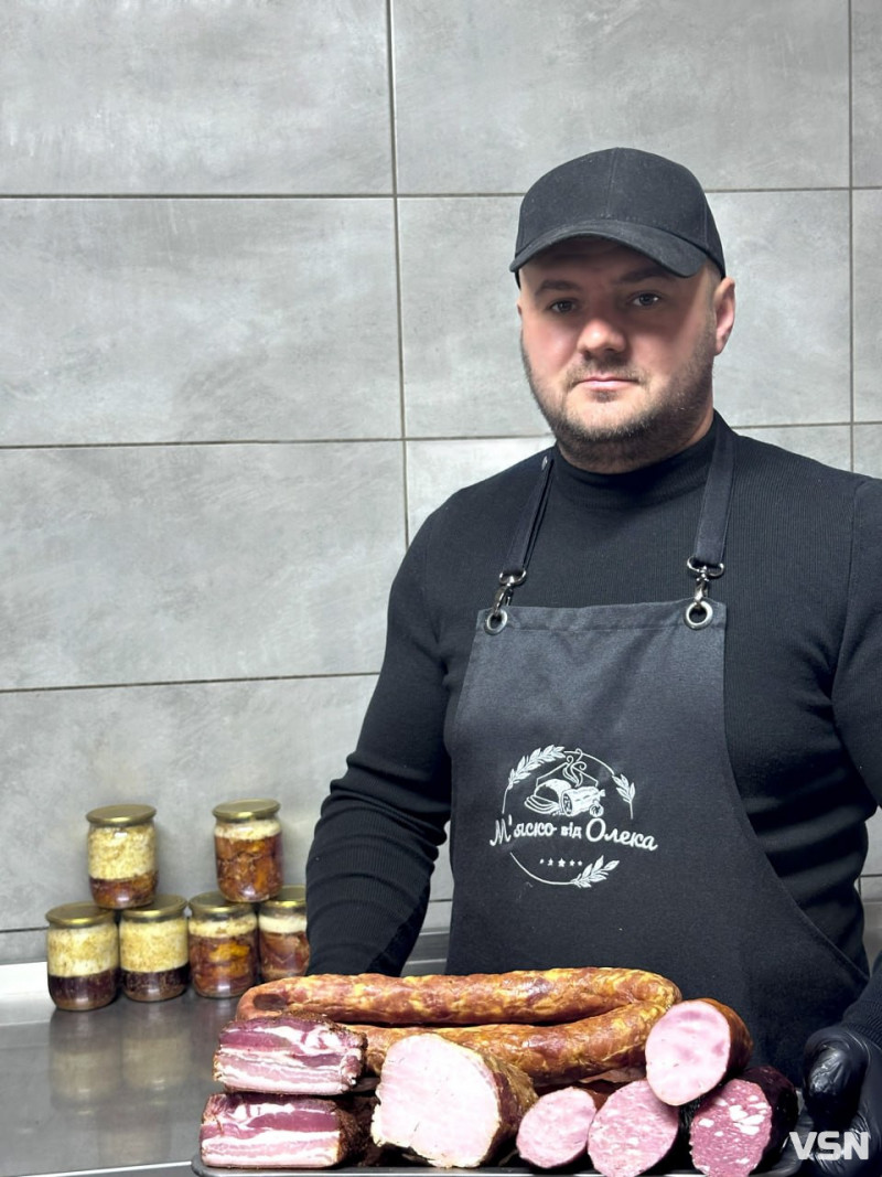 Як волинянин створив власну справу з виготовлення крафтової м’ясної продукції