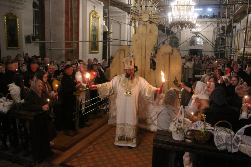 У кафедральному соборі Луцька відзначили Великдень. Фото