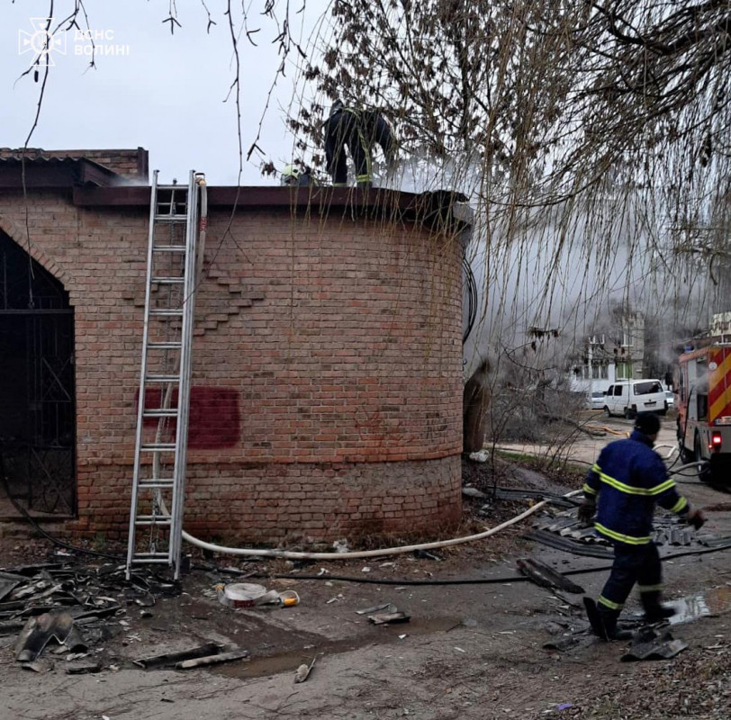 У Луцьку через куріння спалахнула пожежа на проспекті Молоді