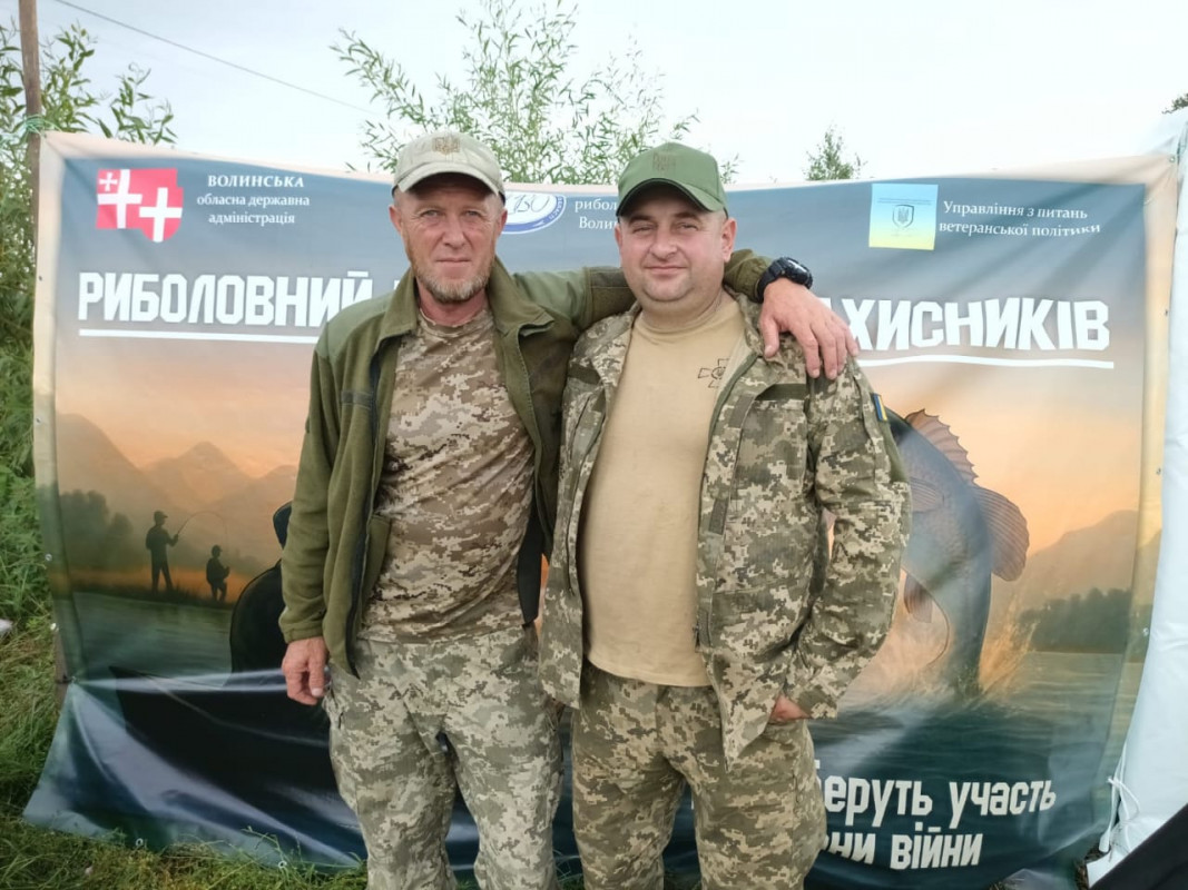 Змагання для захисників: ветерани Луцького району рибалили на турнірі