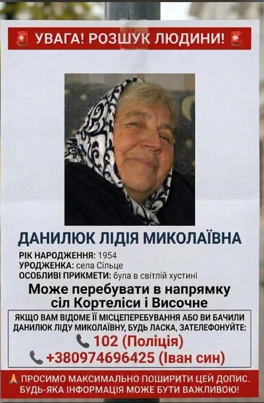 Пішла в ліс і не повернулася: розшукують волинянку