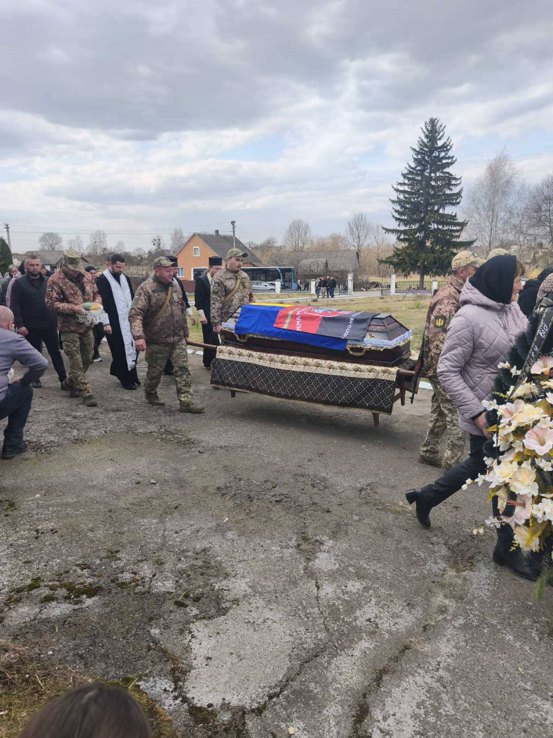 Загинув у грудні 2022 року: на Волині попрощалися із захисником Віктором Михальчуком