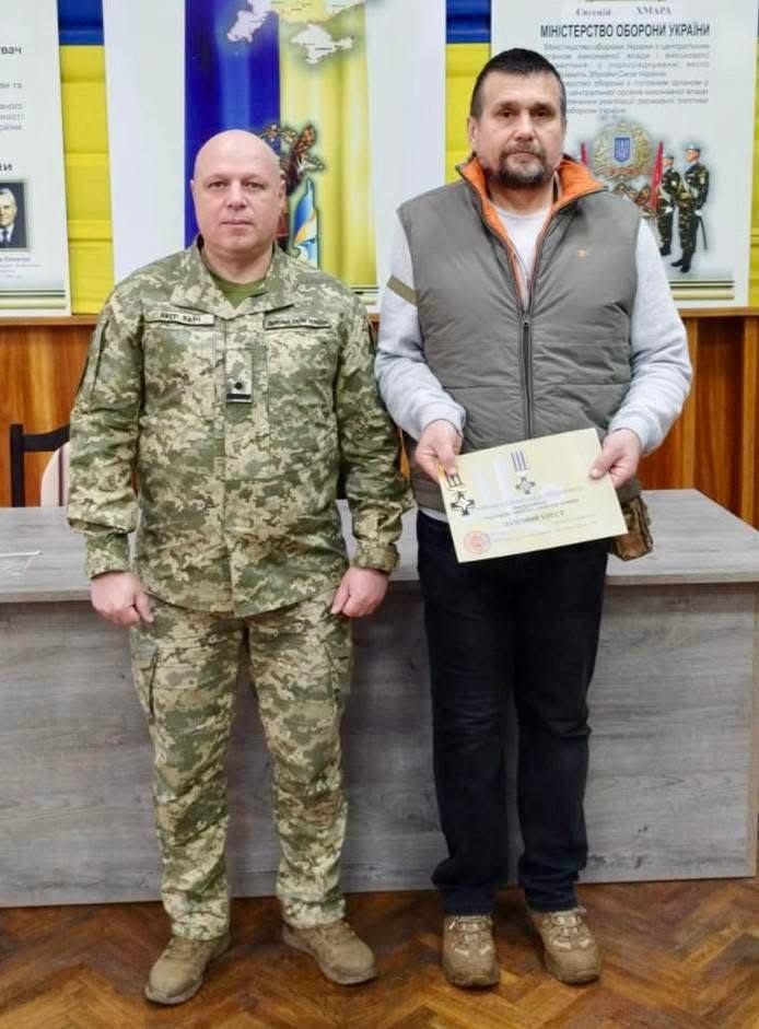 Волинянина нагородили медаллю «Залізний хрест»