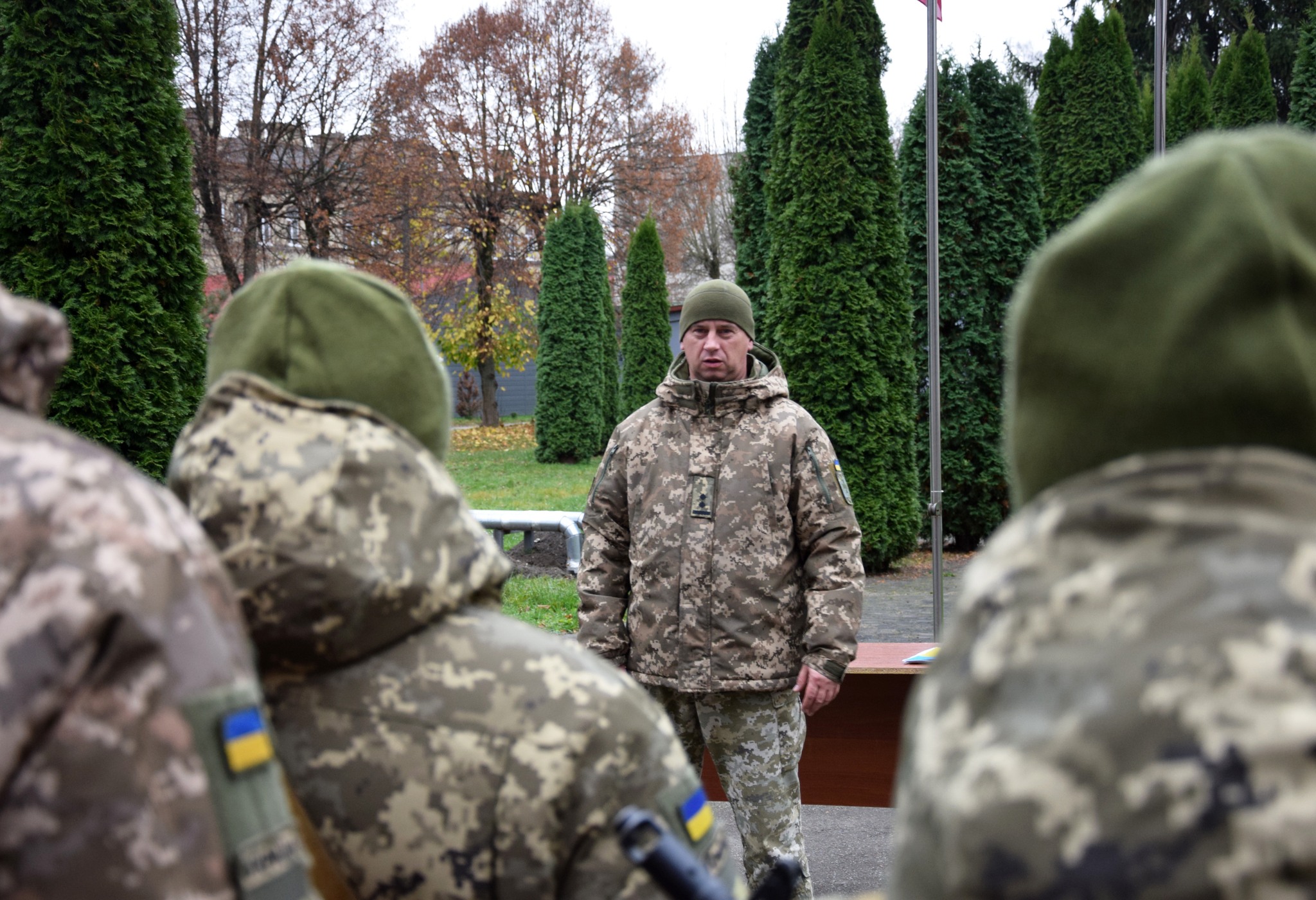 На Волині рекрути-прикордонники склали присягу: серед них 54-річний майстер карате