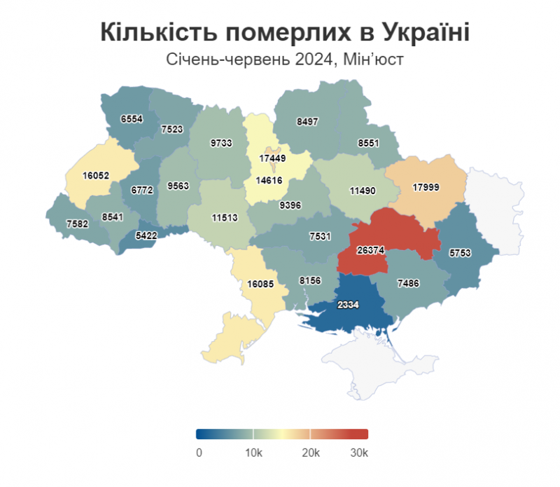 На Волині смертність росте швидкими темпами, народжуваність - падає