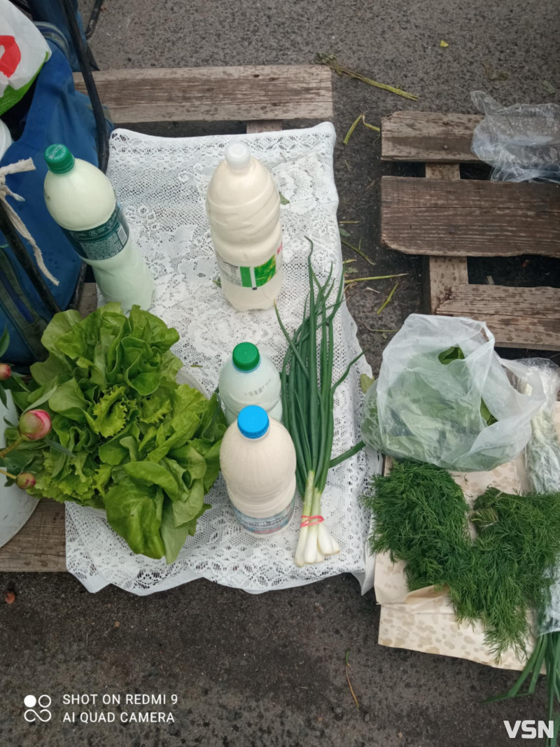 Скільки коштують домашні молочні продукти на ринку у Луцьку