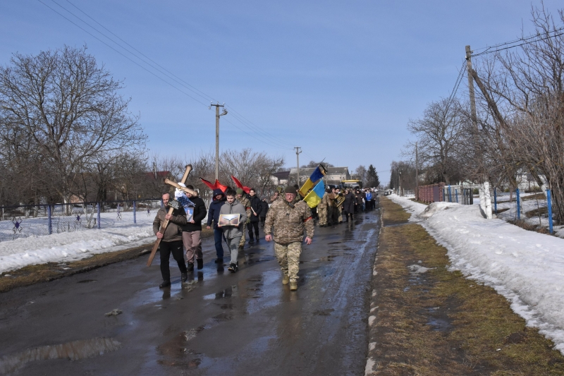 На Волині попрощалися із захисником Вадимом Гускою