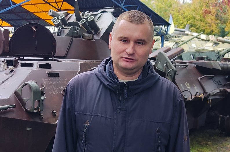 У музеї на Волині експонують знищений у бою на Харківщині російський БТР-82