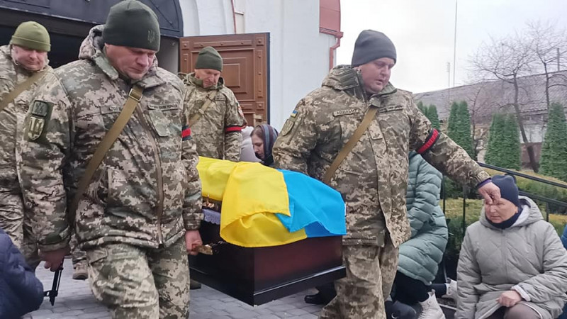 Героїчно загинув на Покровському напрямку: на Волині попрощались із захисником Вадимом Яцишином