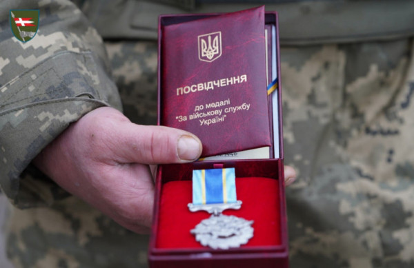 Військовослужбовців волинської бригадили відзначили держнагородами