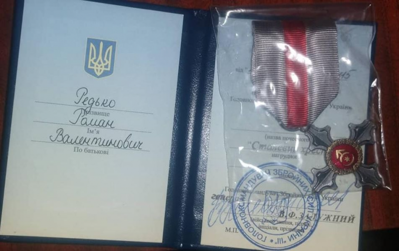 Волинський військовий отримав почесну нагороду від Залужного