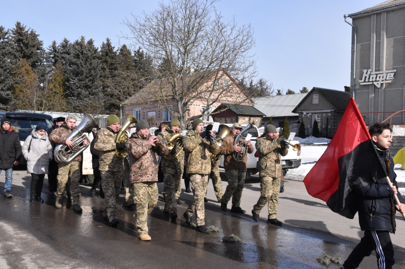 На Волині попрощалися із захисником Вадимом Гускою