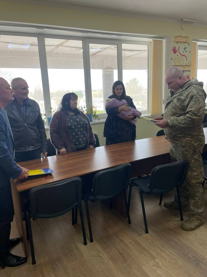 На Волині родині загиблого воїна вручили державну нагороду