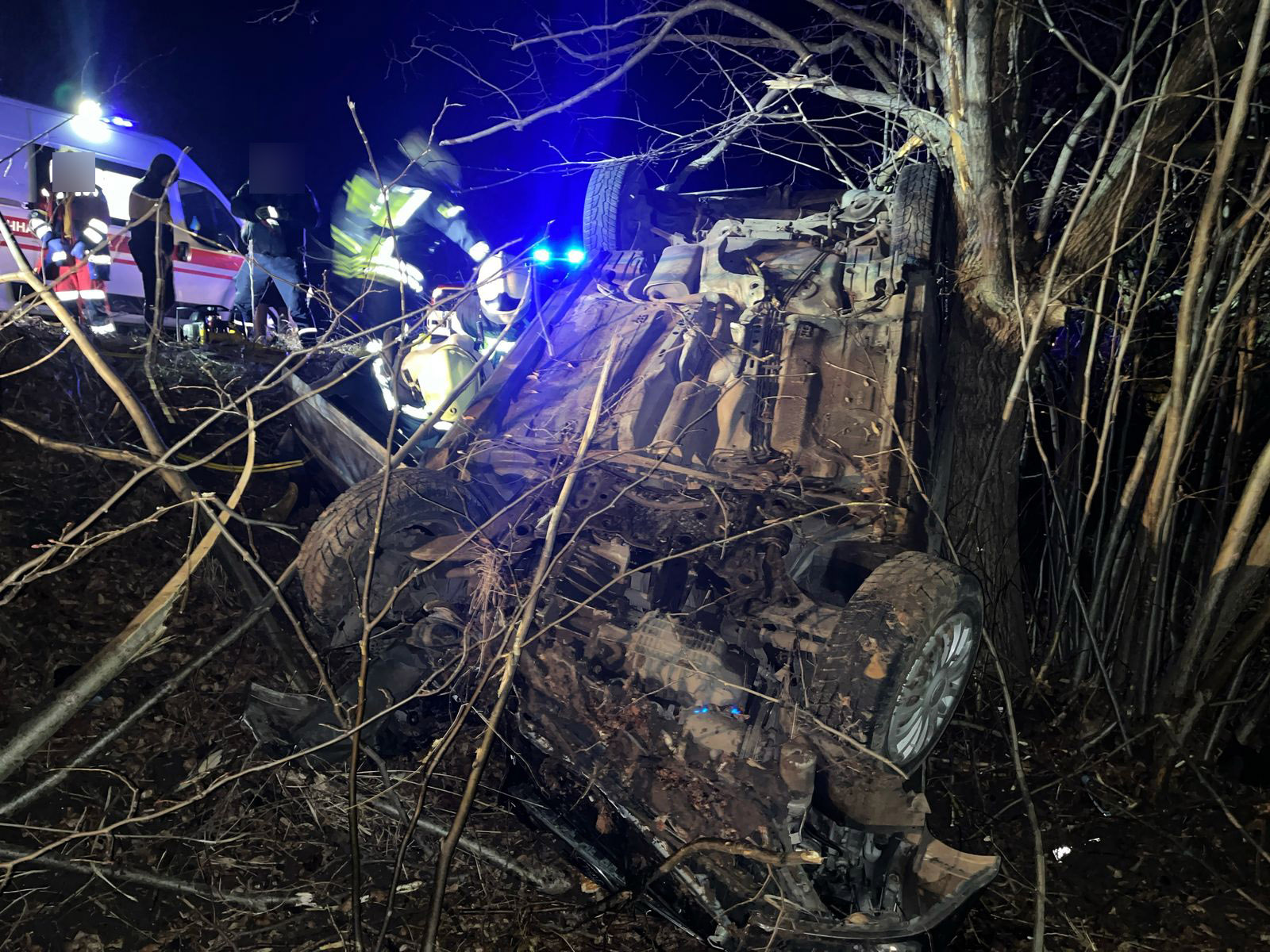 Стало відомо, у якому стані госпіталізували водія, який злетів у кювет у Луцькому районі