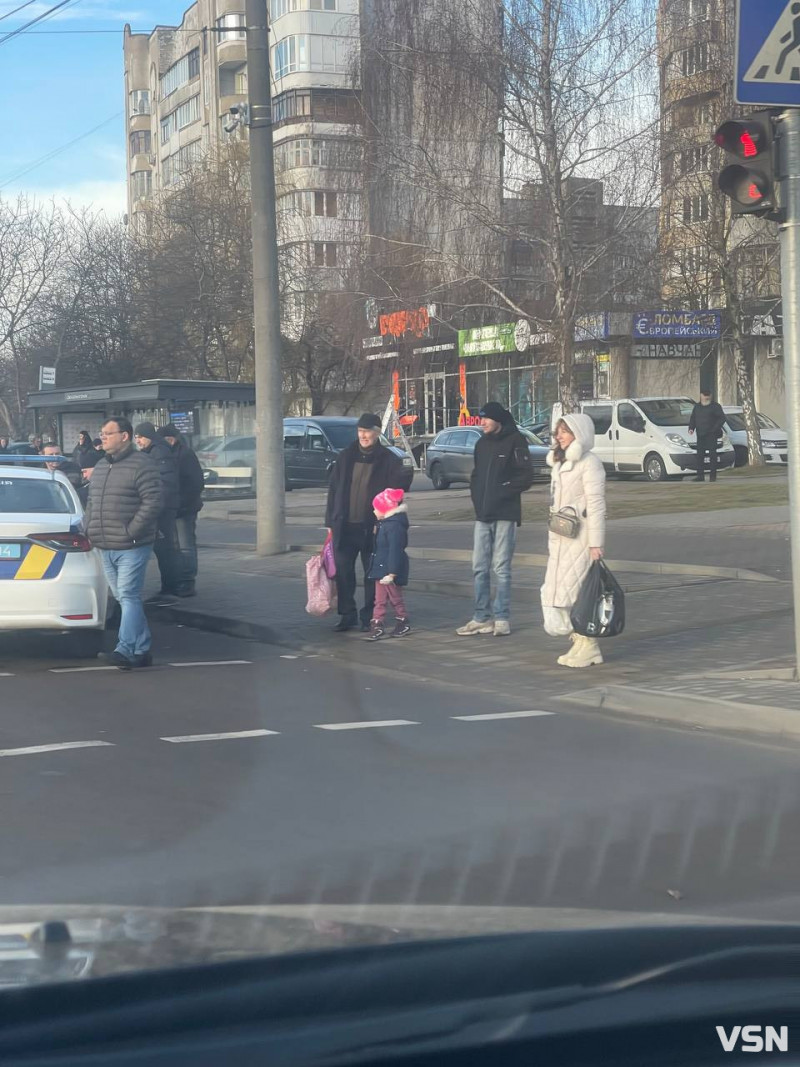 У Луцьку зіткнулися автобус і легковик