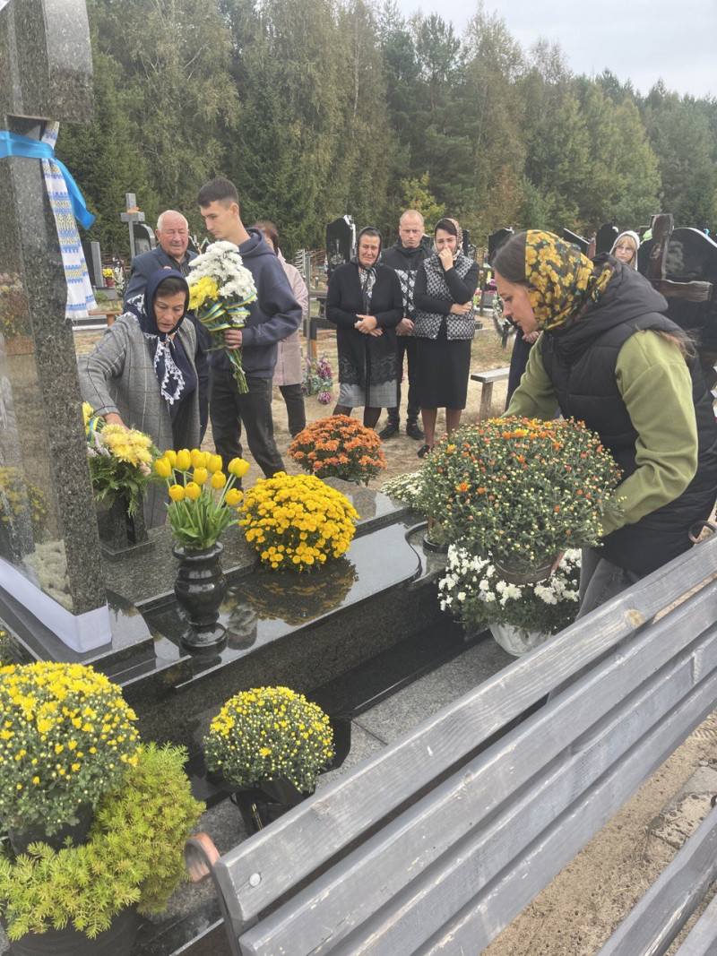 У річницю загибелі вшанували пам'ять воїна Валерія Зубчика з Волині