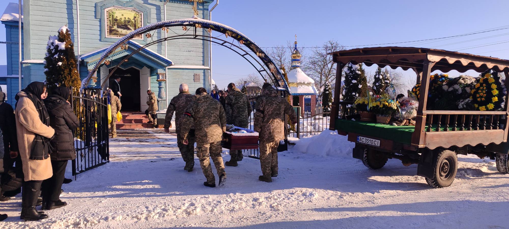 На Волині попрощалися з Героєм Валерієм Демусем