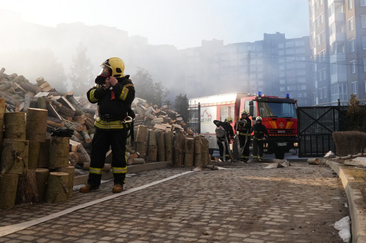 Горіла котельня одного з популярних закладів у Луцьку
