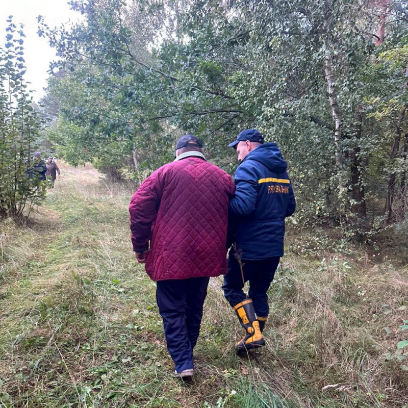 На Волині двоє людей заблукали у лісі