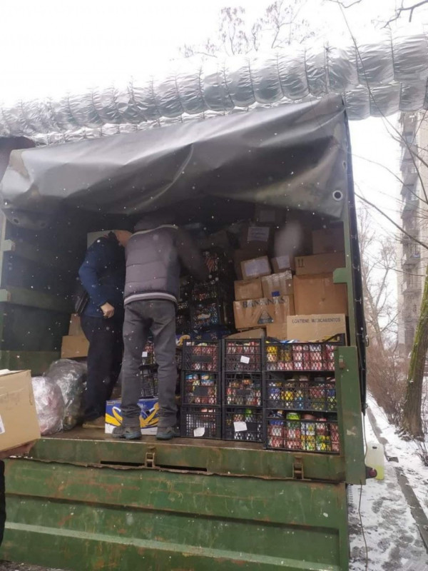 Луганщина отримала перший гуманітарний вантаж з Луцька