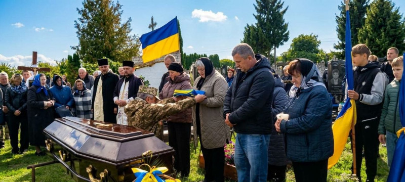 Понад рік і сім місяців невідомості: на Волині провели в останню путь Героя Івана Міневича