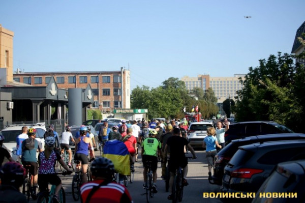 У Луцьку пройшов всеукраїнський благодійний велопробіг