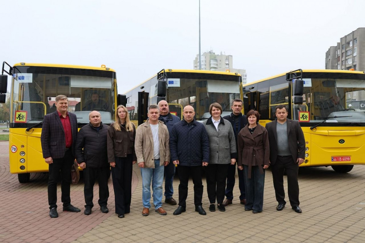Понад 70 мільйонів гривень на шкільні автобуси: Волинь отримала весь транспорт на 2026 рік