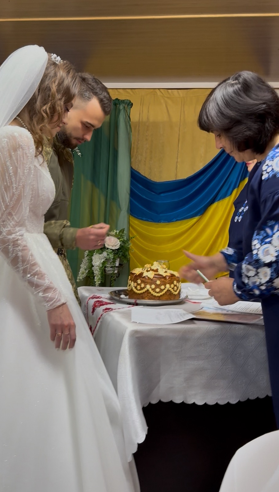 Війна коханню не завада: на Волині одружився військовий
