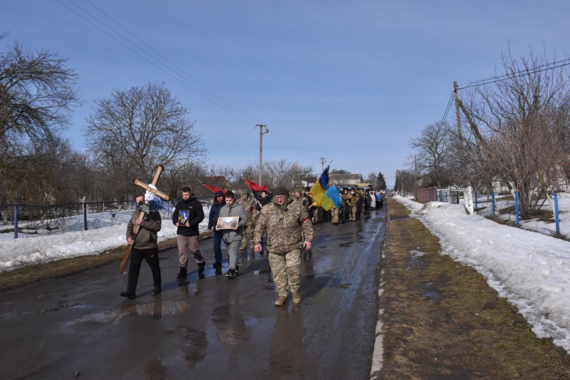 На Волині попрощалися із захисником Вадимом Гускою