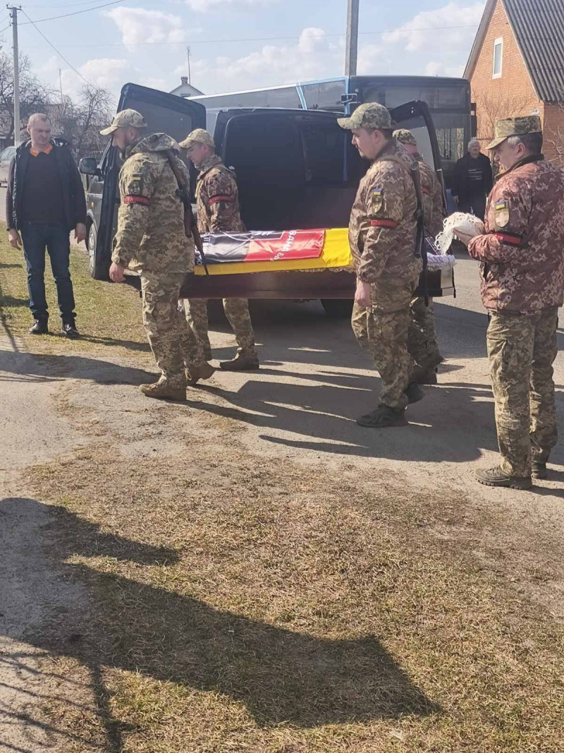 Загинув у грудні 2022 року: на Волині попрощалися із захисником Віктором Михальчуком