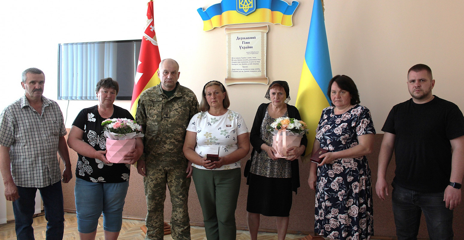 На Волині родинам загиблих Василя Кульпи та Олексія Мельничука вручили посмертні нагороди Героїв