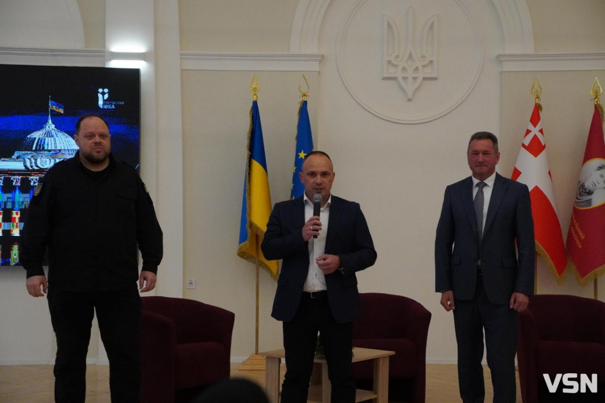 До Луцька завітав голова Верховної Ради України Руслан Стефанчук: що відомо