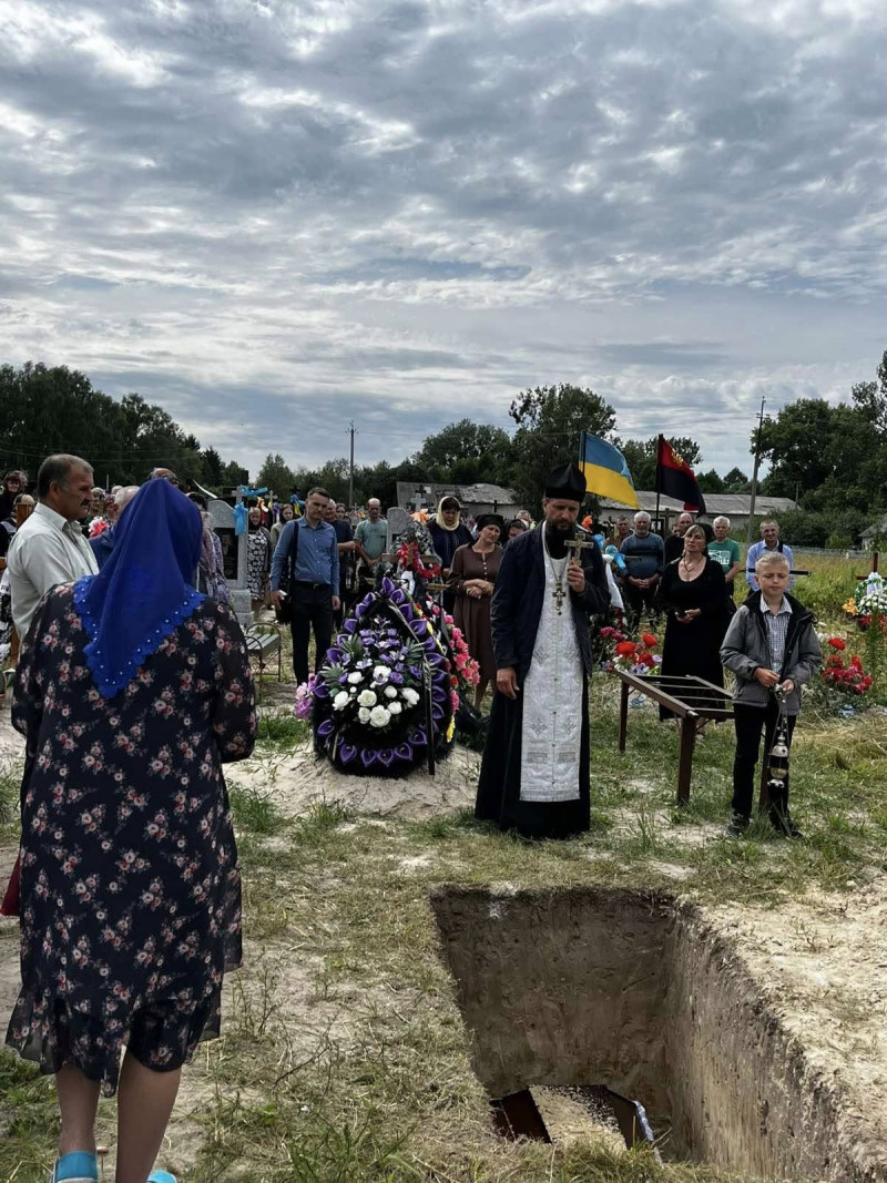 На Волині попрощалися з ветераном Віктором Кицем, який помер після поранень на війні