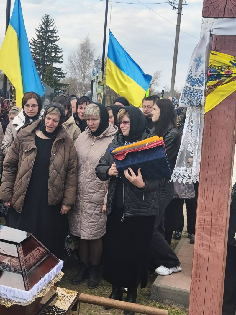 Загинув у грудні 2022 року: на Волині попрощалися із захисником Віктором Михальчуком