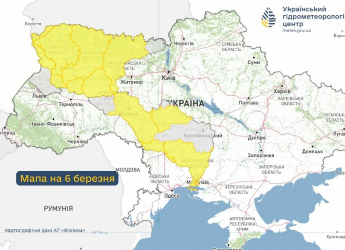 Волинь у зоні ризику: синоптики б'ють на сполох, річки виходять з берегів