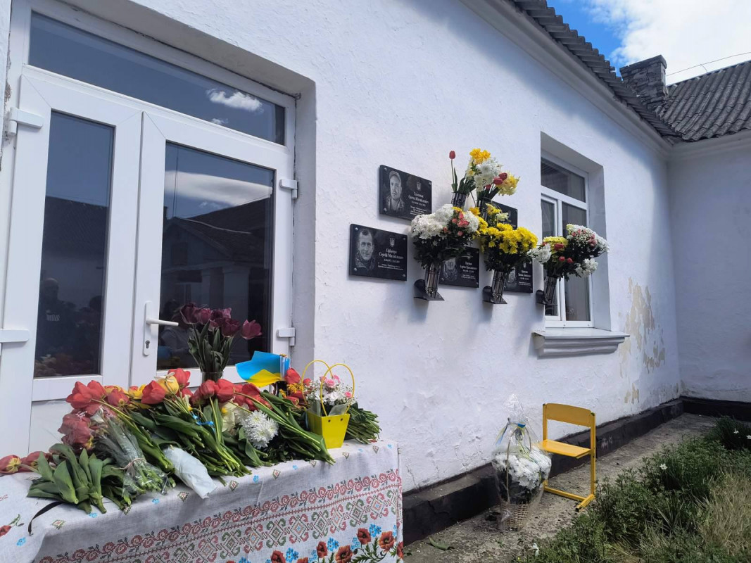 У громаді на Волині відкрили меморіальні дошки загиблим землякам