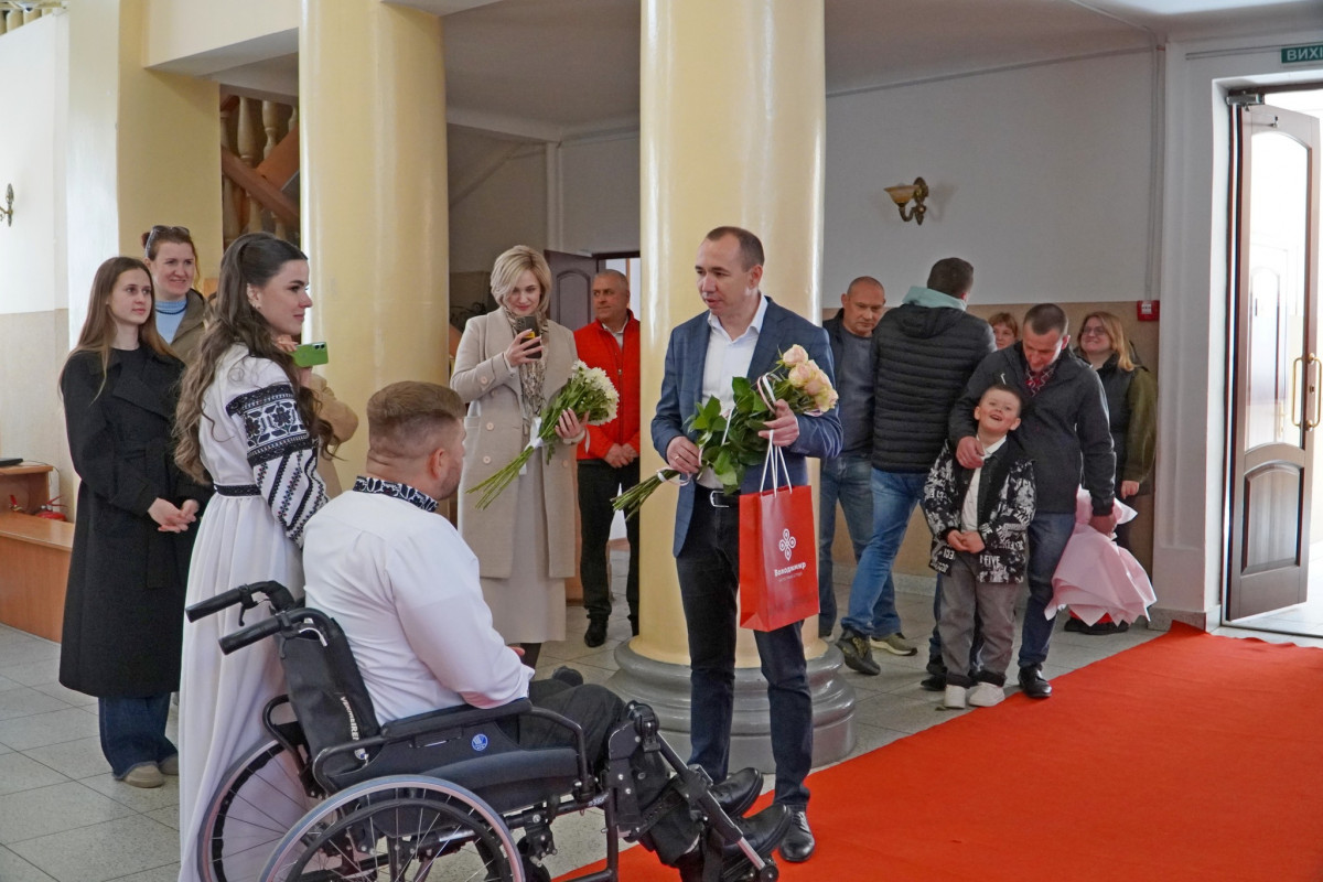 На Великдень ветеран з Волині одружився з коханою