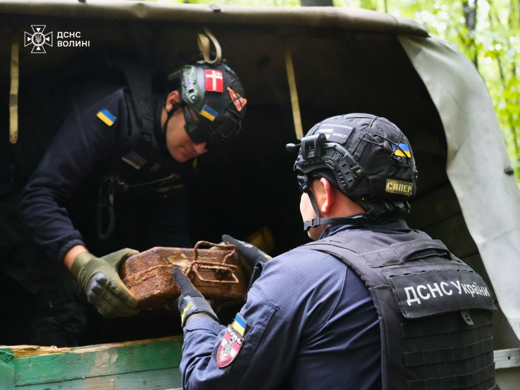 На Волині виявили майже сотню боєприпасів часів Другої світової війни