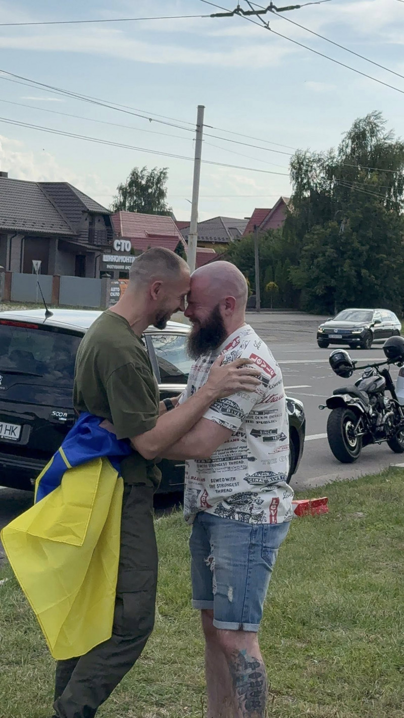У Луцьку зустріли офіцера 14-ї бригади Бориса Василенка, який майже рік провів у полоні