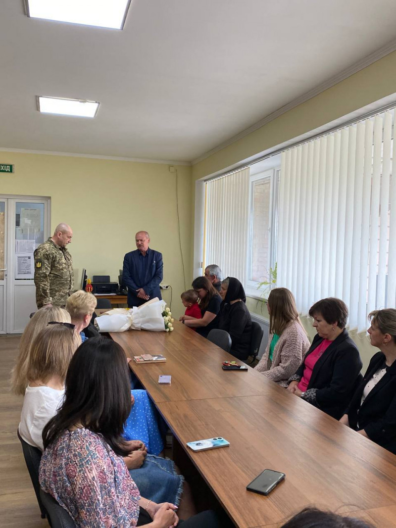 На Волині посмертну нагороду захисника вручили родині Героя
